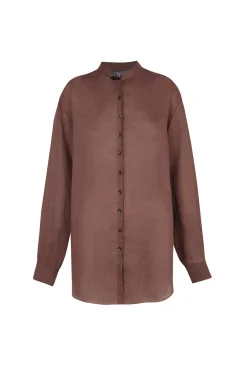 Raoul, camisa en ramio blush