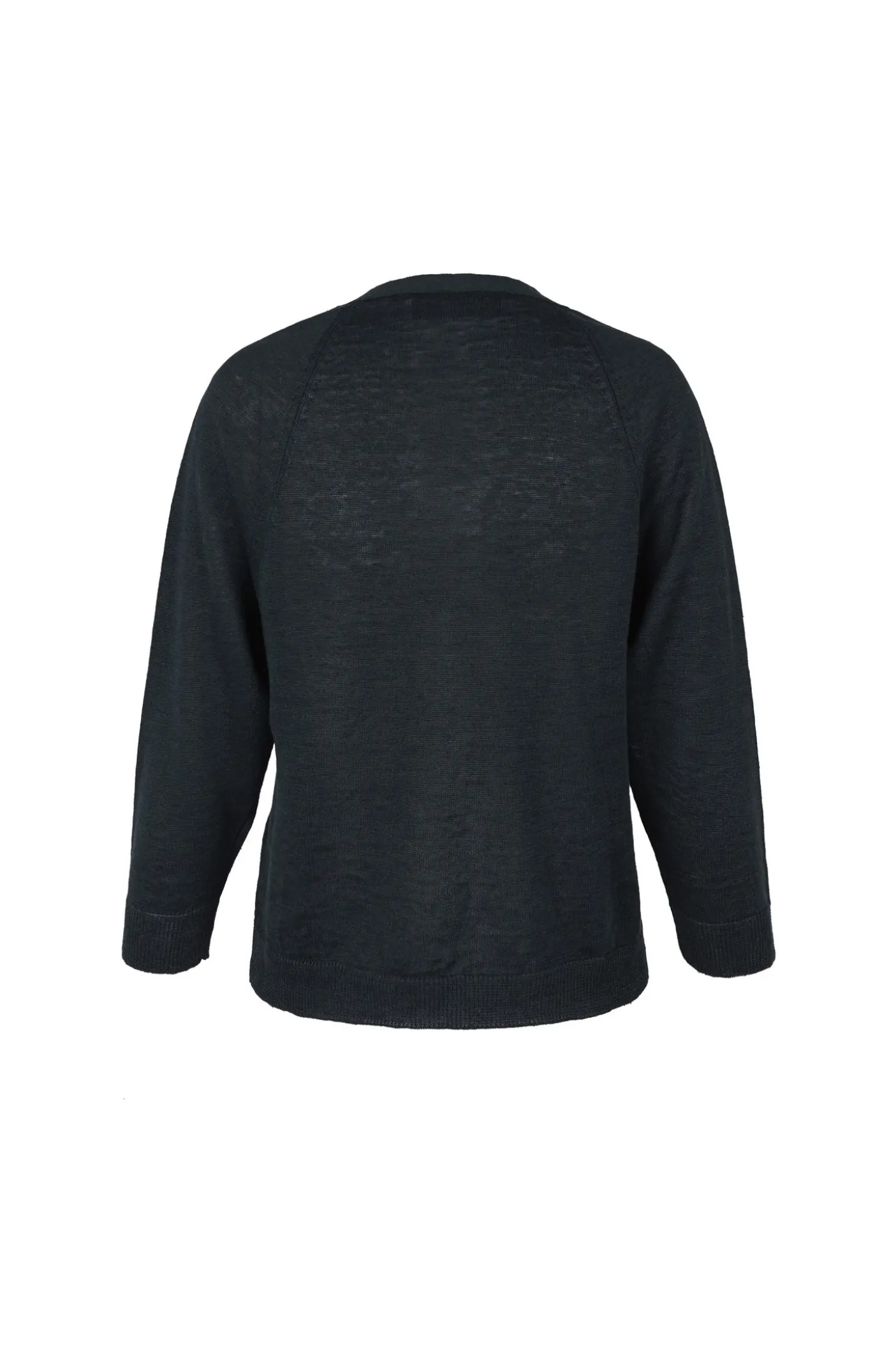 Rinen, navy linen cardigan