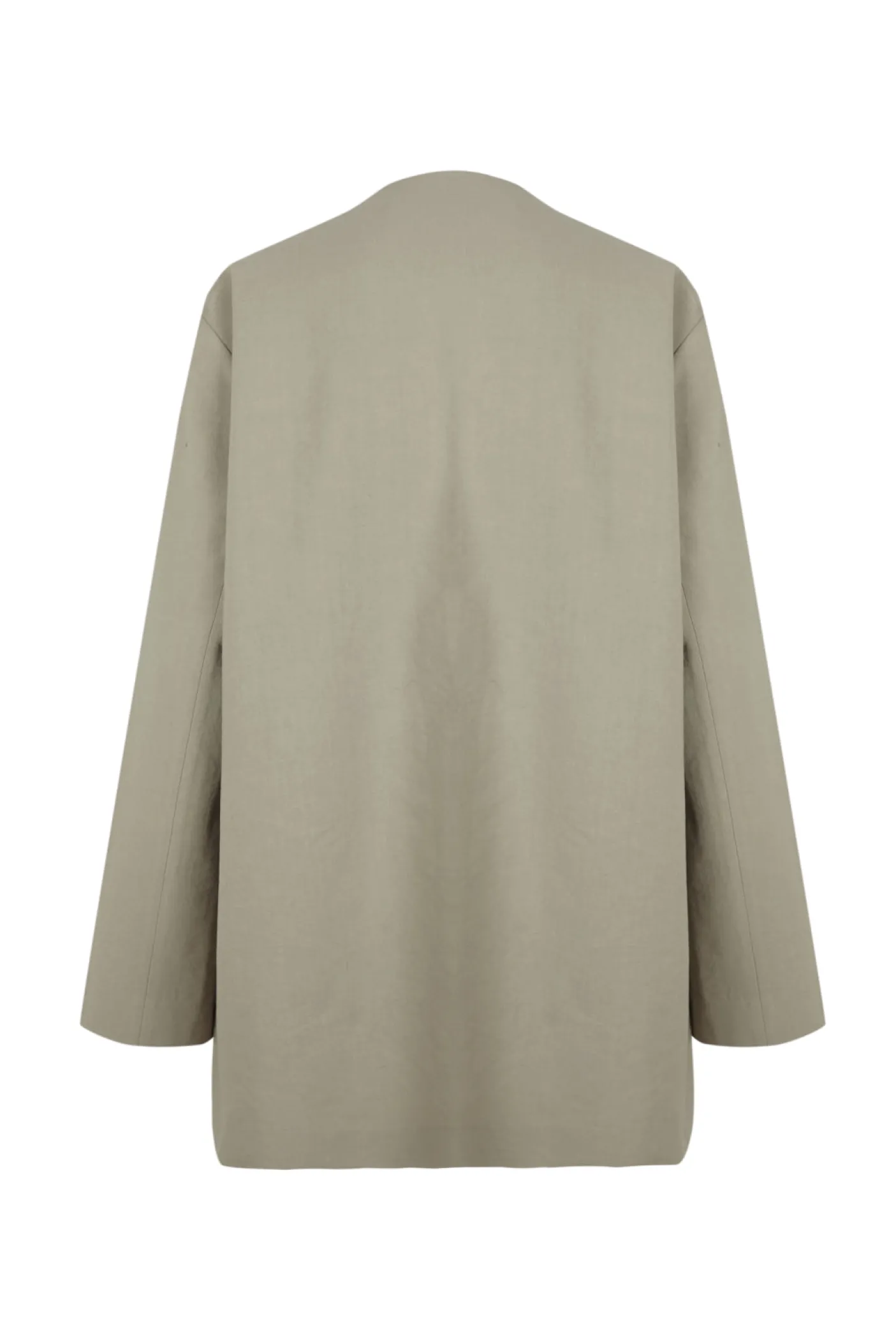 Rocco, jacket in linen and gray virgin wool
