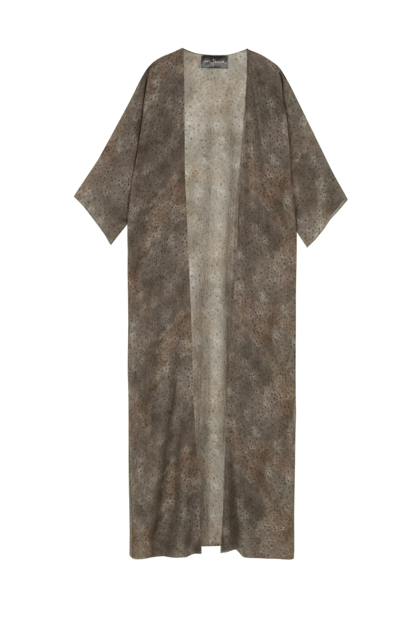 Sera, dejavu print long jacket