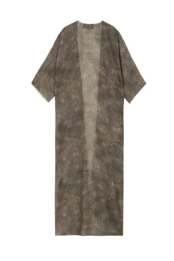 Sera, dejavu print long jacket