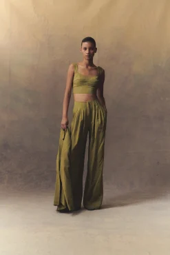 She, top bustier pistacho
