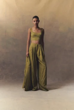 She, top bustier pistacho