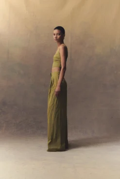 She, top bustier pistacho