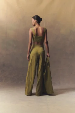 She, top bustier pistacho
