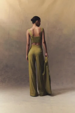 She, top bustier pistacho