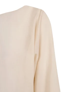 Sol, camiseta de voile de algodon marfil