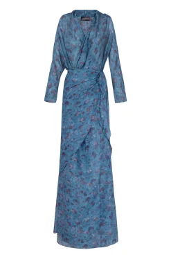 Sophia, isla print silk dress