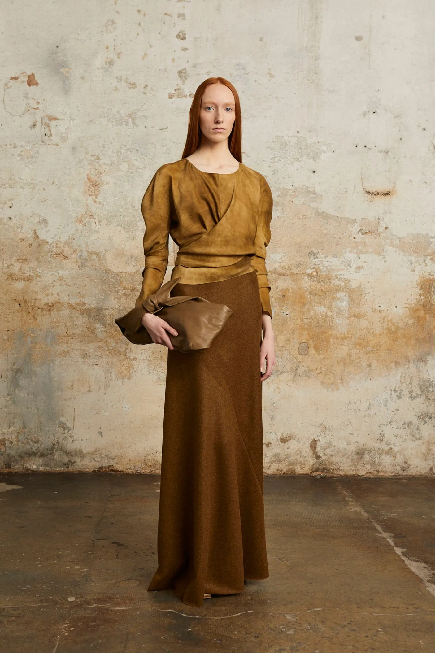 Sparkle, top de seda habotai bronce maltinto