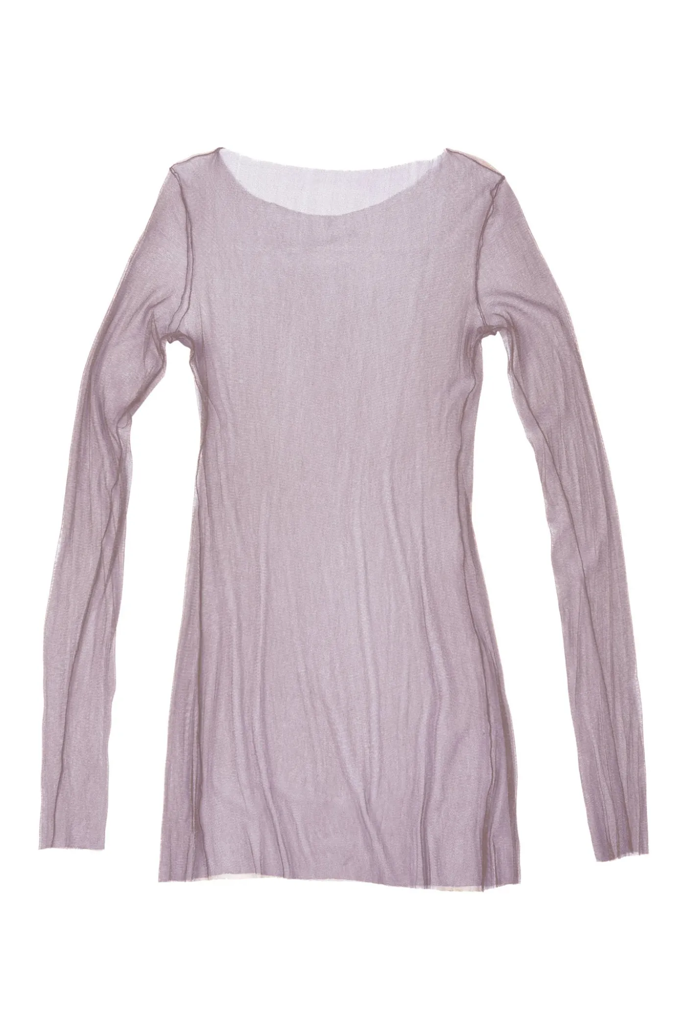 t de tul, moka silk tulle top
