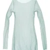 t de tul, tulle top aqua