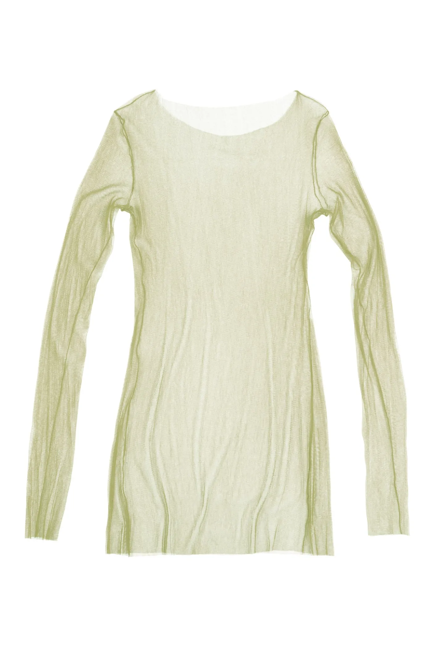 t de tul, tulle top kaki