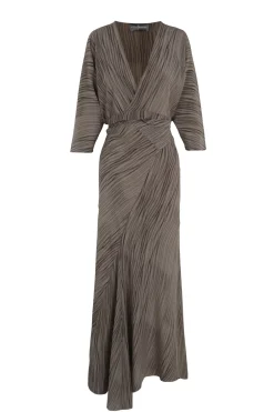Tarantella, vestido de seda calma print