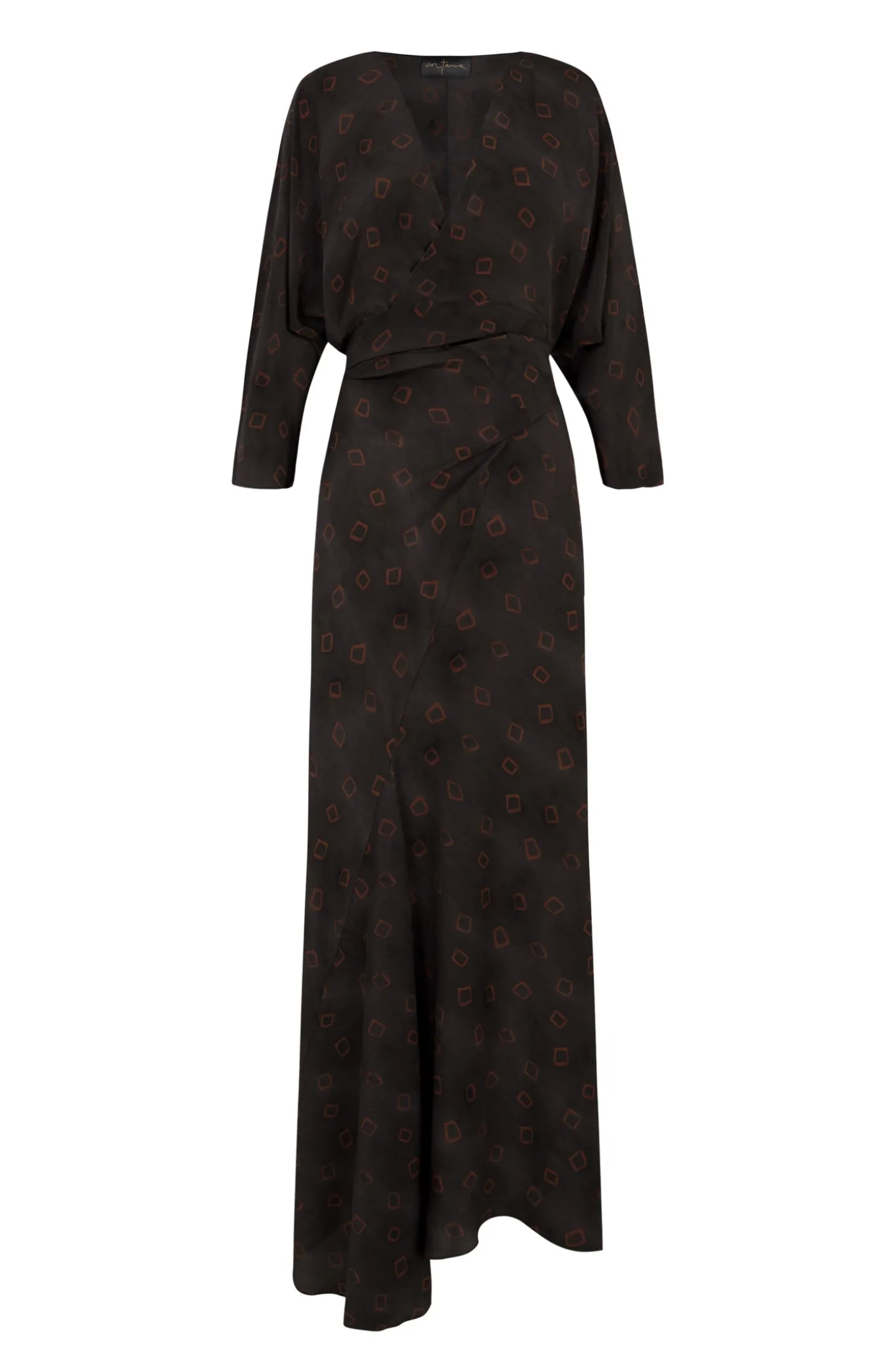 Tarantella, vestido en seda daria print