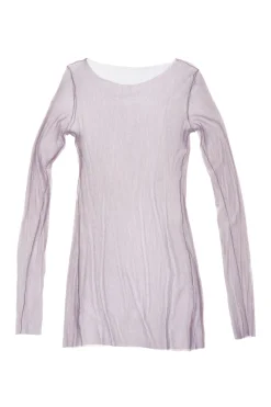 tulle top, mink top