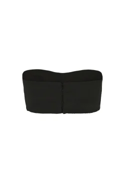 Turmalina, top bustier grafito