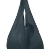 U S, bolso pequeño en cuero gris antracita