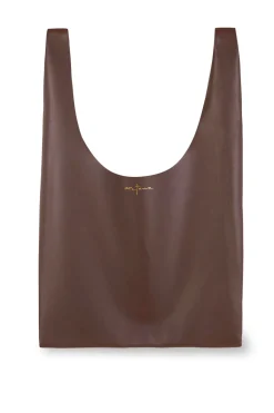 U S, bolso pequeño en cuero marrón