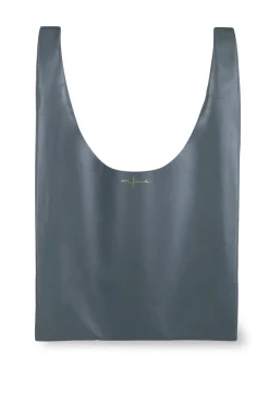 U S, bolso pequeño en cuero gris antracita