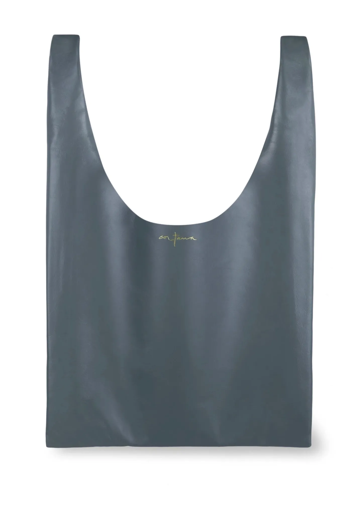 U S, bolso pequeño en cuero gris antracita