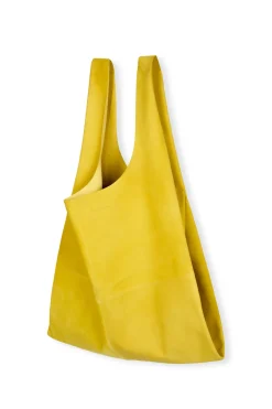 U XL, bolso de ante amarillo