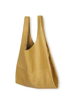 U XL, bolso de cuero mostaza