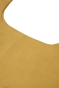 U XL, bolso de cuero mostaza