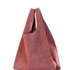 U XL, bolso en algodón lavado rojo