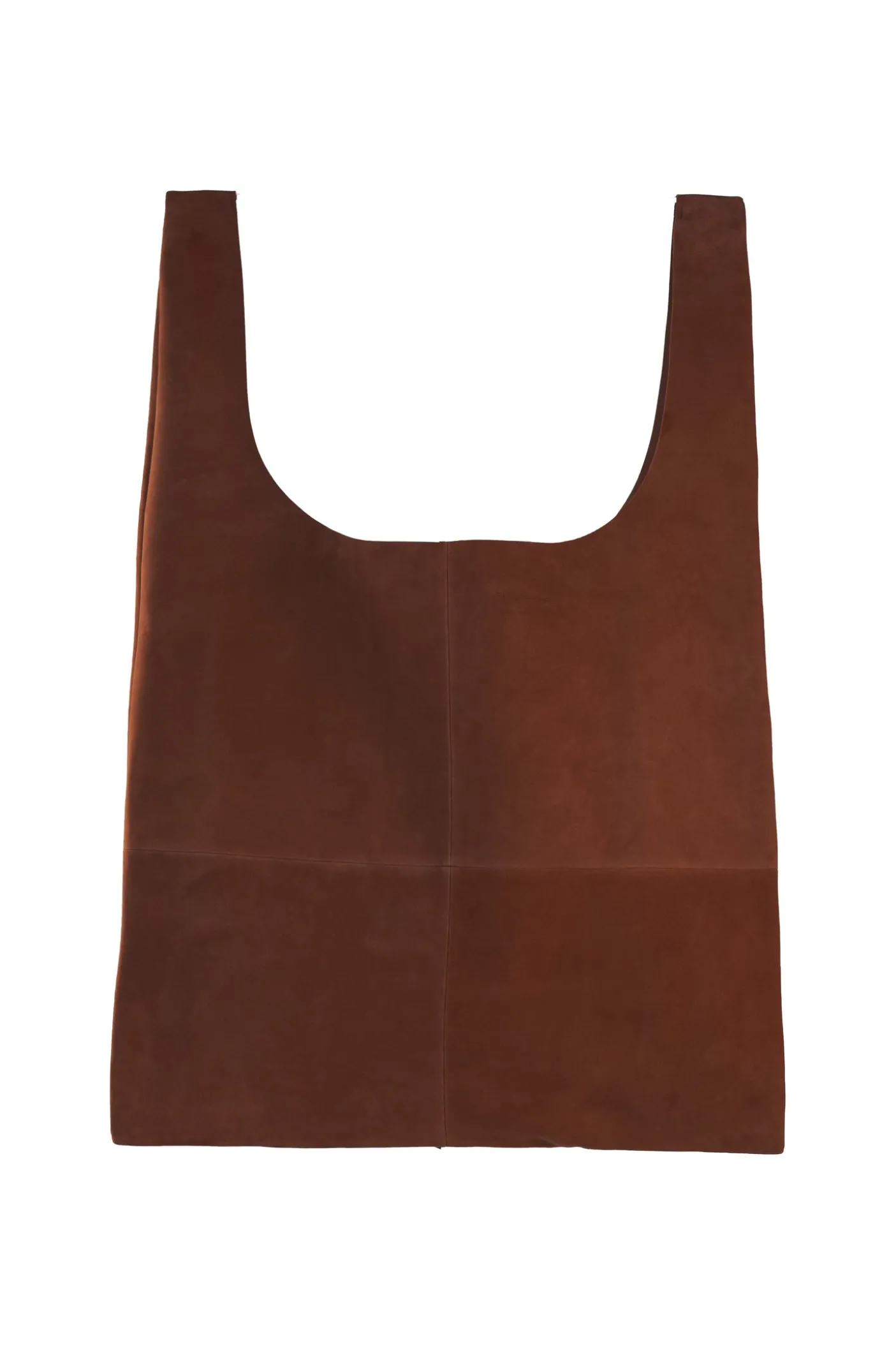 U XL, bolso en ante tabaco