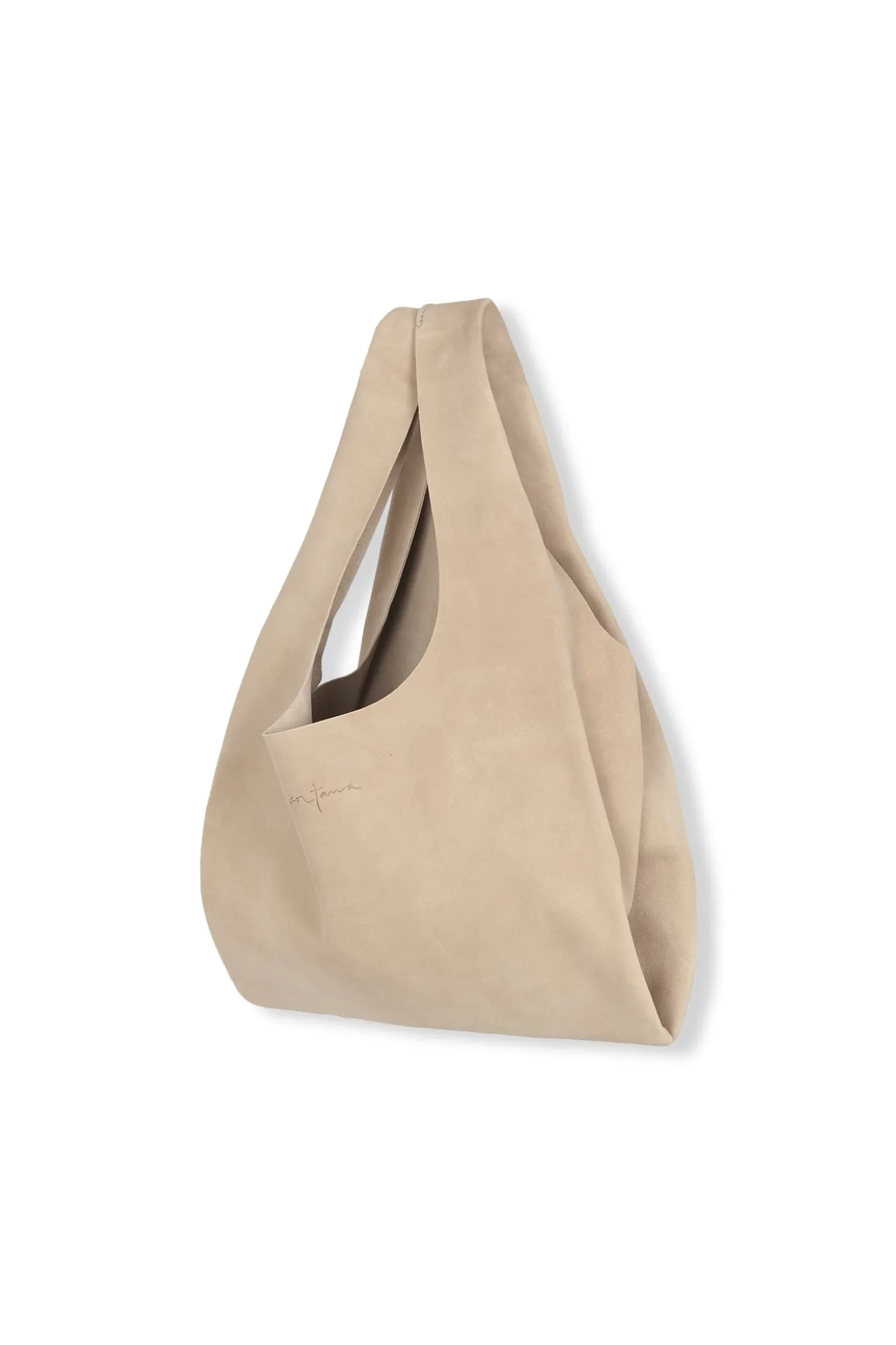 U XS, bolso de ante beige
