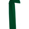 Viena, scarf in emerald green linen and virgin wool