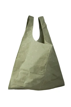 Wax, XL bag in eucalyptus green waxed cotton