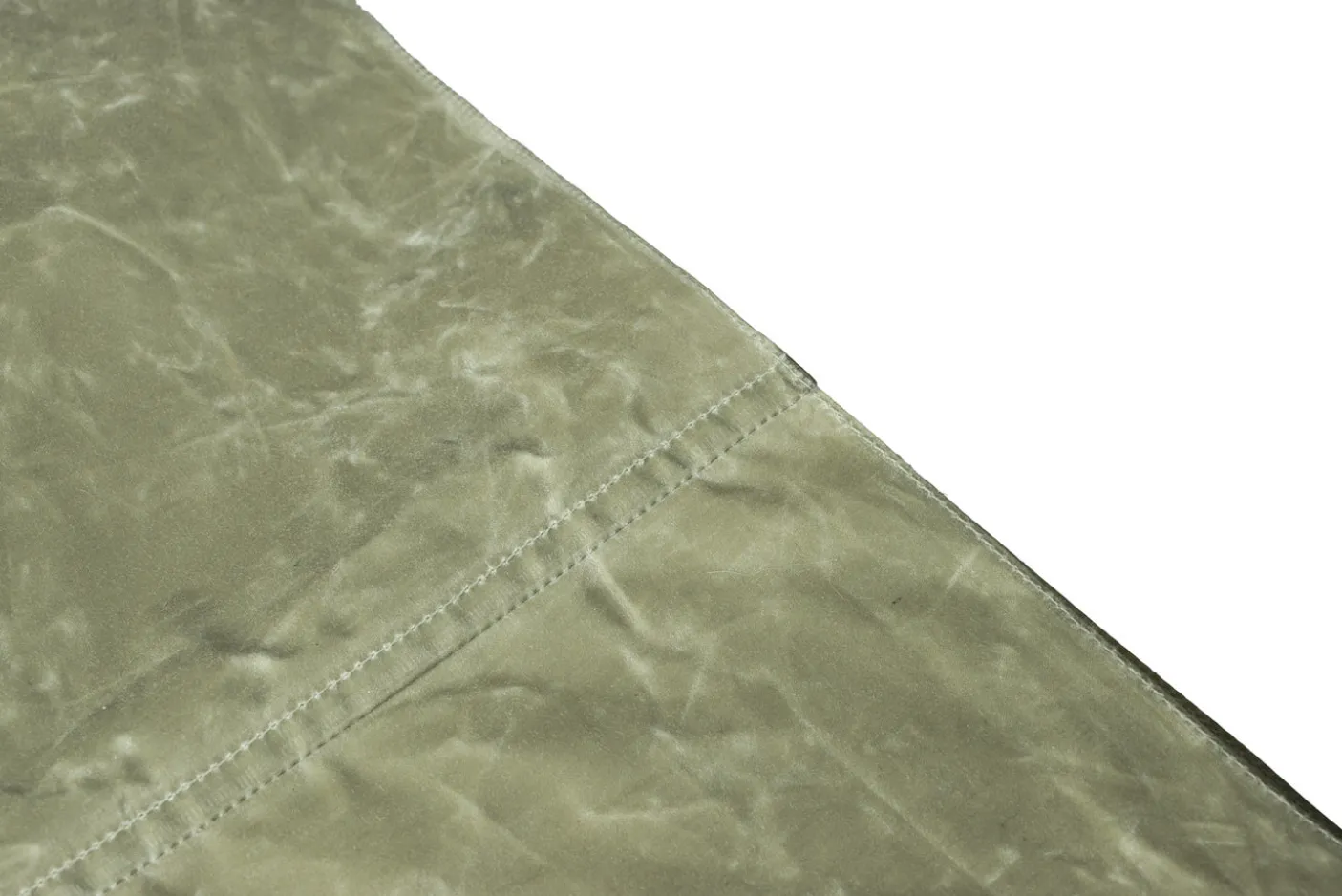 Wax, XL bag in eucalyptus green waxed cotton