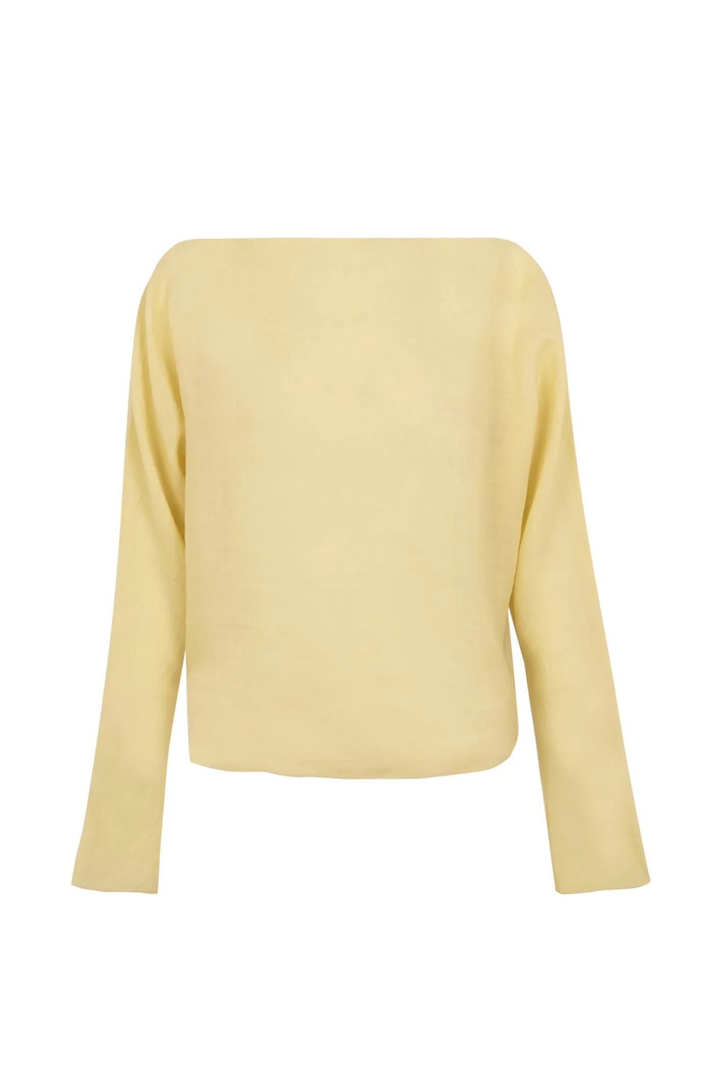 Yo, top de ramio amarillo claro