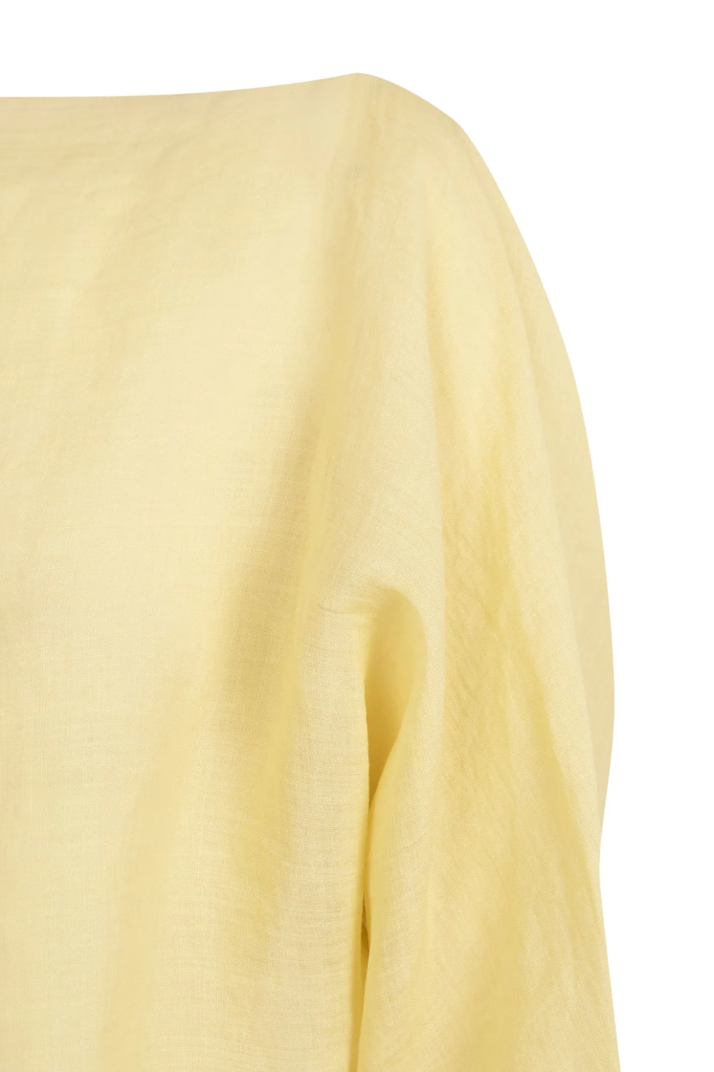 Yo, top de ramio amarillo claro