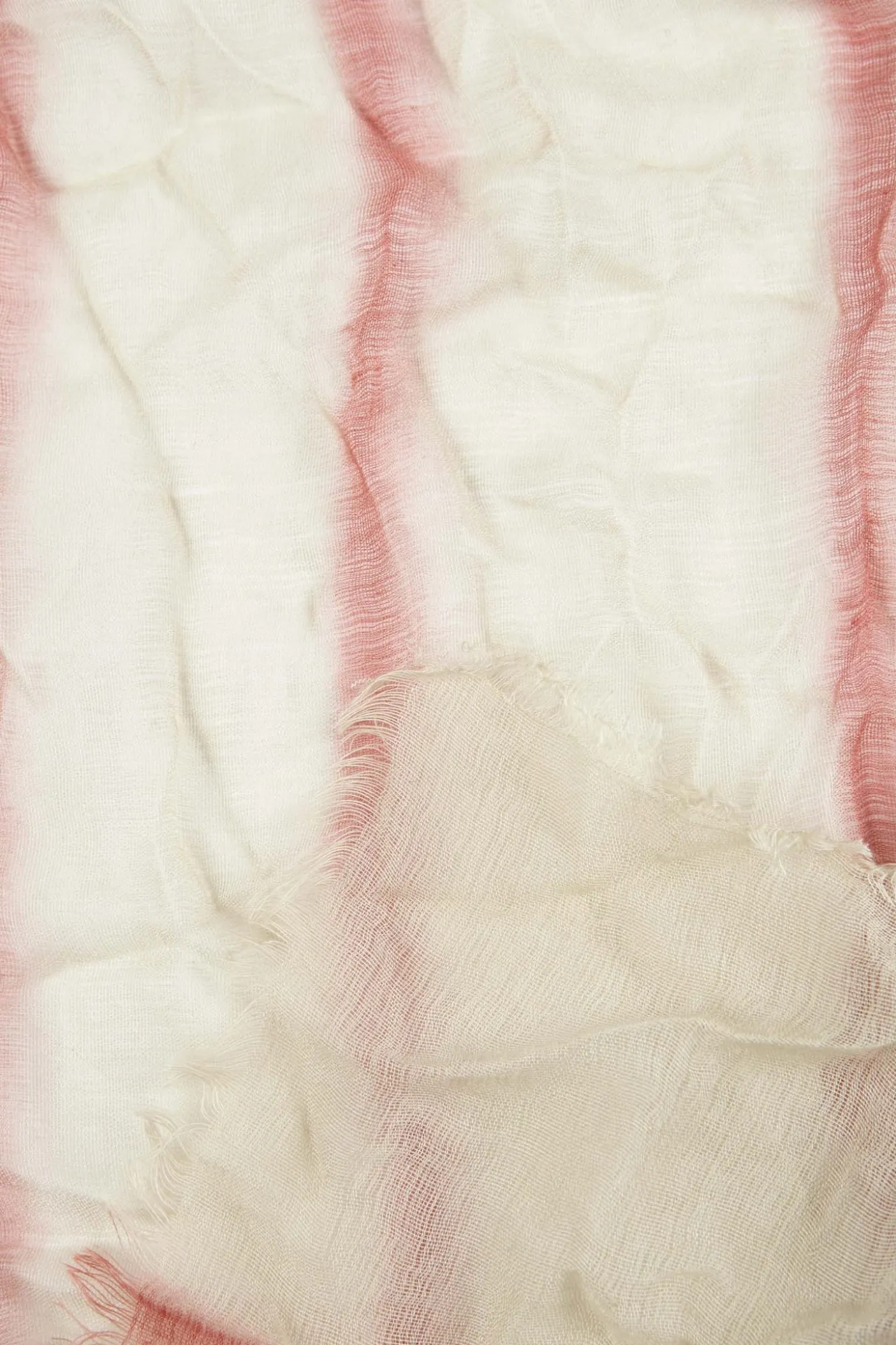 You, red maltinto striped scarf