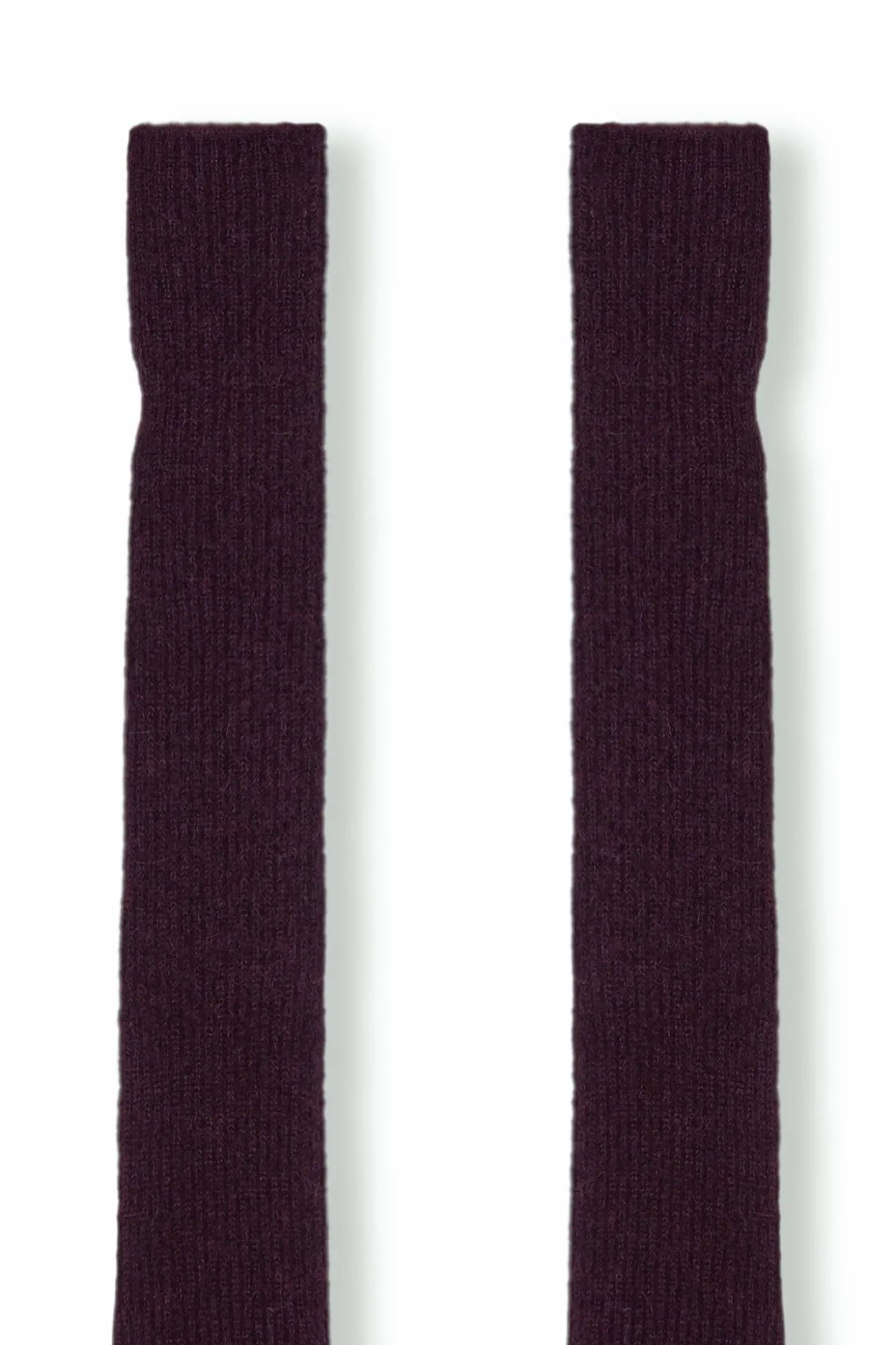 Zakia, burgundy baby alpaca arm warmers