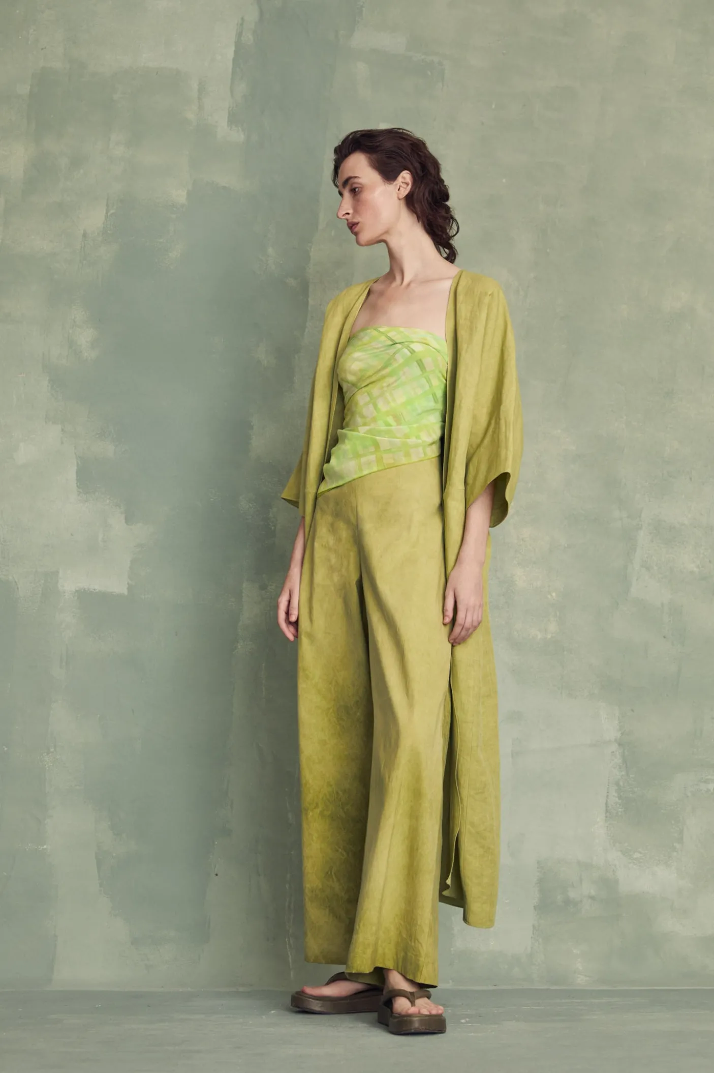 Ziggy, grass print foulard