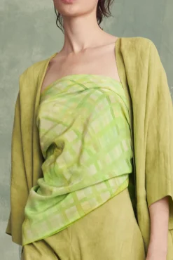 Ziggy, grass print foulard